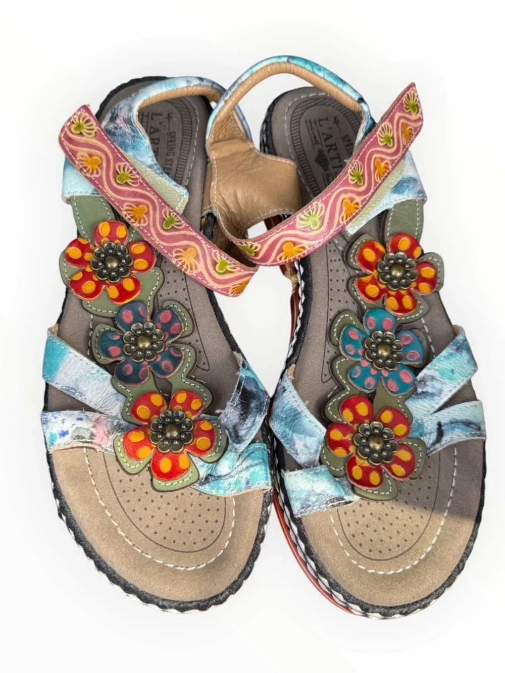 L'Artiste Spring Step LAGA SLINGBACK SANDALS women’s size 40